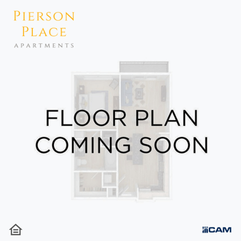 Floor plan for studio, 1 bath, 450 sqft